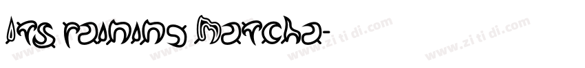 Its raining Matcha字体转换